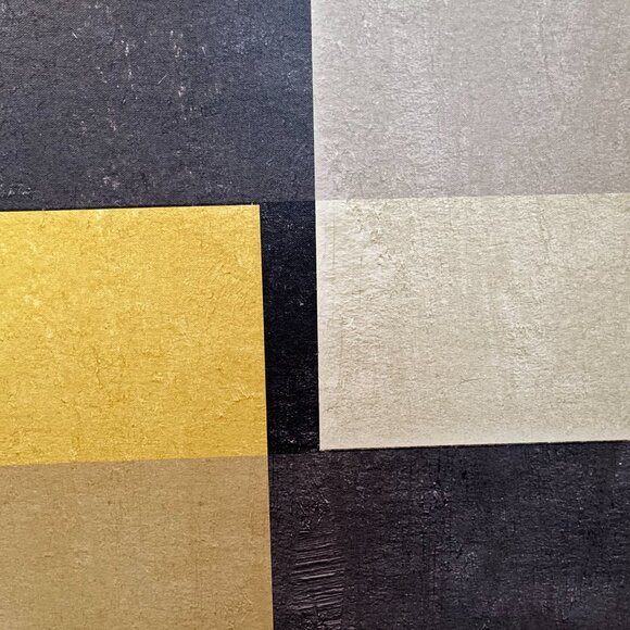 Crate & Barrel Geometric Giclee Print on Canvas Set - Picture 6 of 10